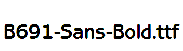 B691-Sans-Bold