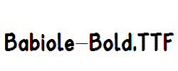 Babiole-Bold