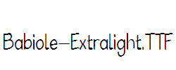 Babiole-Extralight