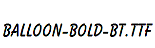 Balloon-Bold-BT