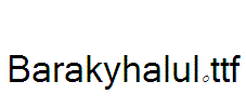 Barakyhalul