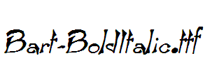 Bart-BoldItalic