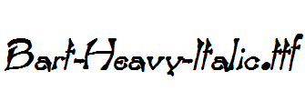 Bart-Heavy-Italic