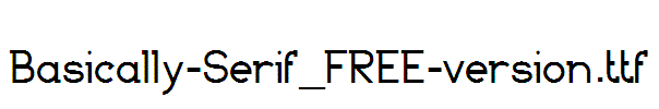 Basically-Serif_FREE-version