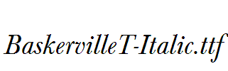 BaskervilleT-Italic