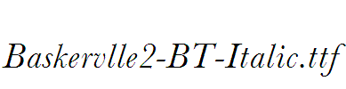 Baskervlle2-BT-Italic