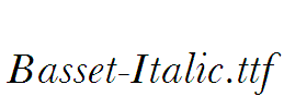 Basset-Italic