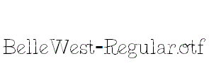 BelleWest-Regular