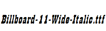 Billboard-11-Wide-Italic