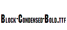 Block-Condensed-Bold