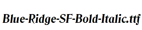 Blue-Ridge-SF-Bold-Italic