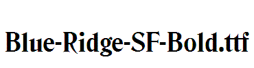 Blue-Ridge-SF-Bold