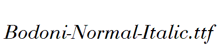 Bodoni-Normal-Italic