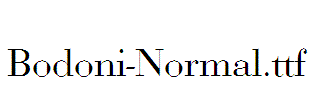 Bodoni-Normal