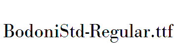 BodoniStd-Regular