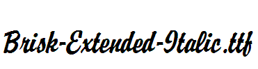 Brisk-Extended-Italic