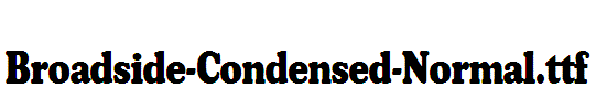 Broadside-Condensed-Normal