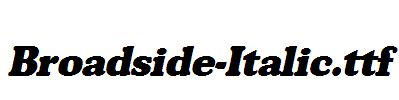 Broadside-Italic