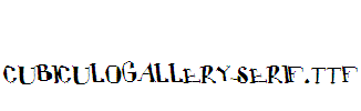 CUBICULOGALLERY-SERIF