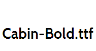 Cabin-Bold