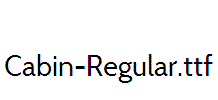 Cabin-Regular