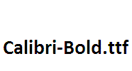 Calibri-Bold