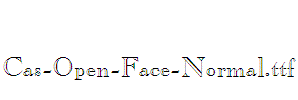 Cas-Open-Face-Normal