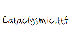 Cataclysmic