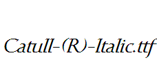 Catull-(R)-Italic