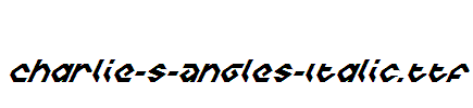 Charlie-s-Angles-Italic