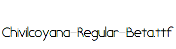 Chivilcoyana-Regular-Beta