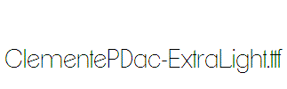 ClementePDac-ExtraLight