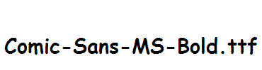 Comic-Sans-MS-Bold