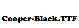 Cooper-Black