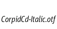 CorpidCd-Italic