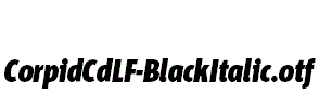 CorpidCdLF-BlackItalic