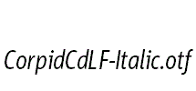 CorpidCdLF-Italic