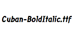 Cuban-BoldItalic