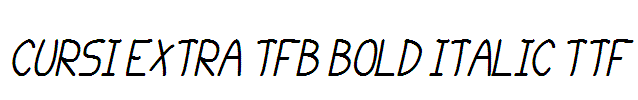 cursi-extra-tfb-bold-Italic