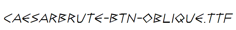 CaesarBrute-BTN-Oblique
