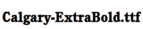 Calgary-ExtraBold