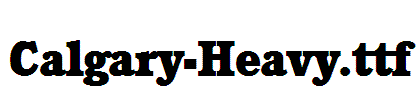 Calgary-Heavy