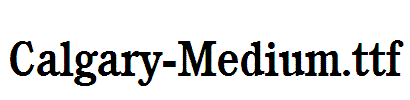 Calgary-Medium