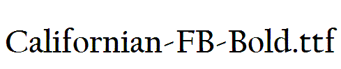 Californian-FB-Bold