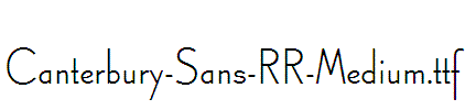 Canterbury-Sans-RR-Medium