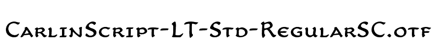 CarlinScript-LT-Std-RegularSC