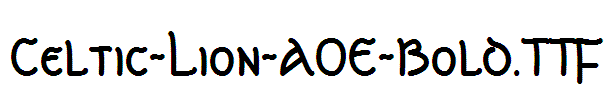 Celtic-Lion-AOE-Bold