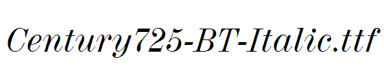 Century725-BT-Italic