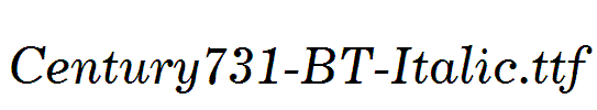 Century731-BT-Italic