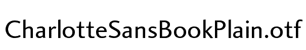 CharlotteSansBookPlain